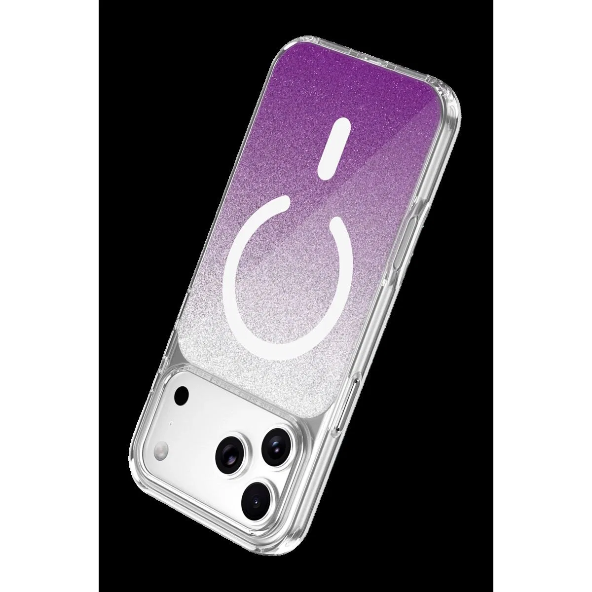 Onegif Apple İphone 17 Pro Max Sora Simli Magsafe Kapak - Mor görsel 4