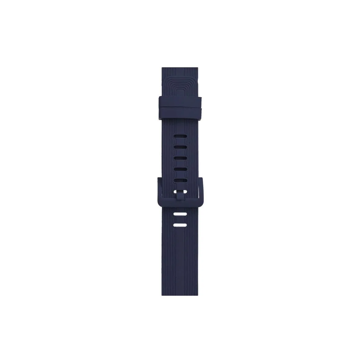 Apple Watch 38mm Kr408 Çizgili Silikon Kordon - Lacivert görsel 3