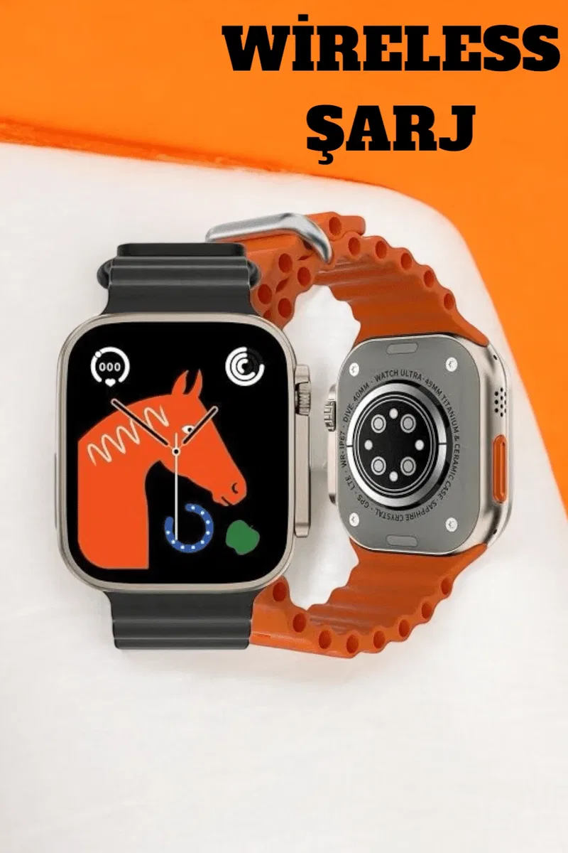 49MM Ekranlı, Kan Basıncı ve Adımsayar Özellikli Bluetooth Akıllı Saat görsel 5