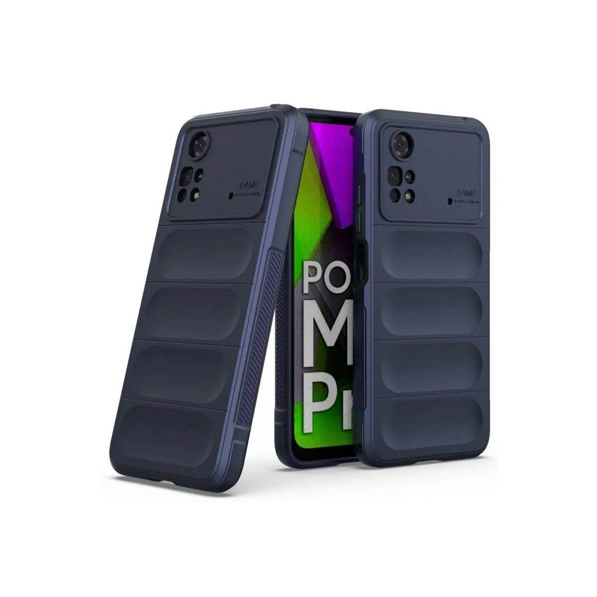 Xiaomi Poco M4 Pro 4g Kılıf Optimum Silikon - Lacivert görsel 2