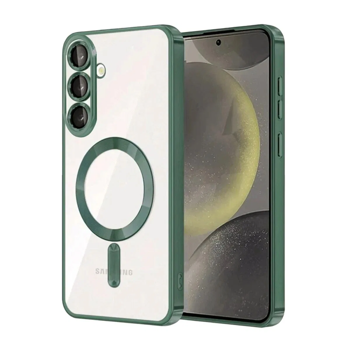 Samsung Galaxy A27 5g Kross Magneticsafe Kapak - Koyu Yeşil