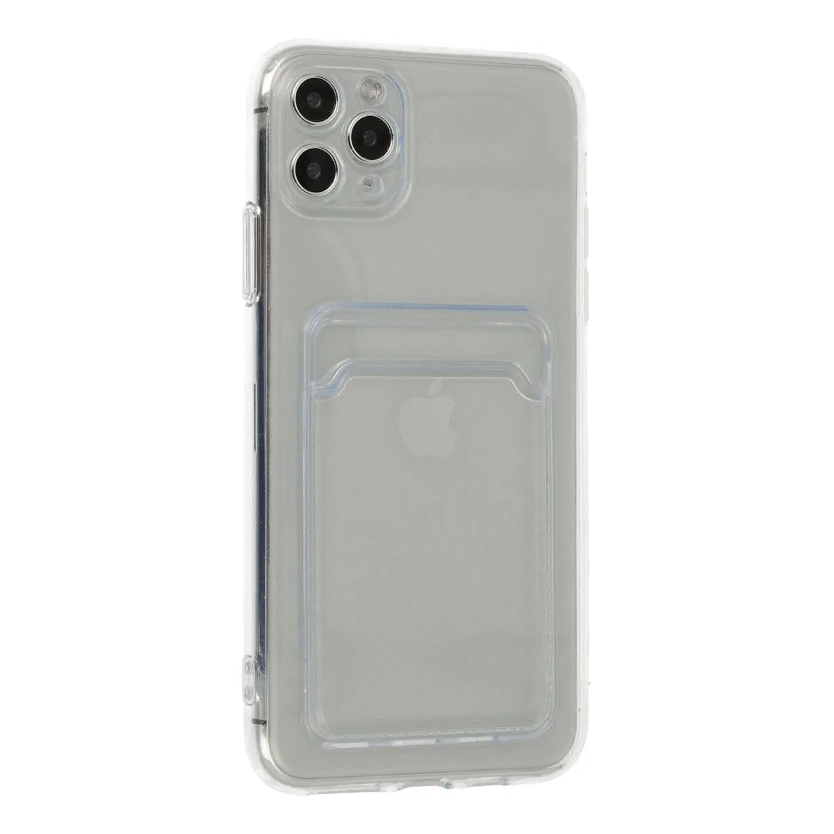Apple İphone 11 Pro Max Kılıf Kart Şeffaf Silikon - Şeffaf görsel 3