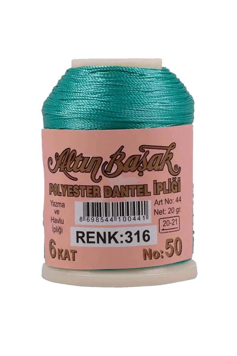 3 Adet Altınbaşak Oya ve Dantel İpi 20 gr - Royaleks - No: 316 görsel 3