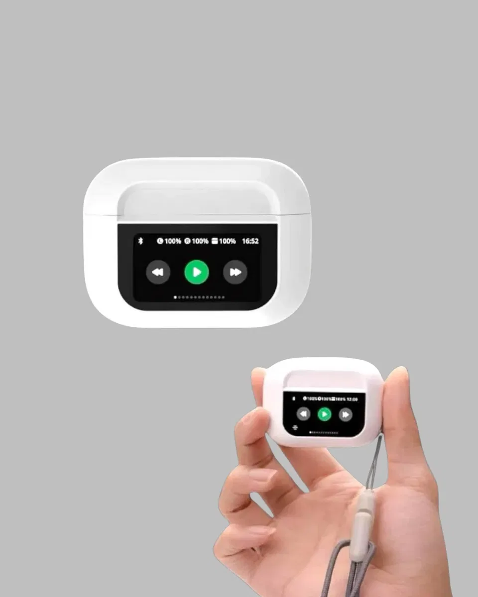 Dokunmatik Ekranlı Bluetooth Kulaklık ANC Gürültü Önleme Suya Dayanıklı Yeni Nesil görsel 4