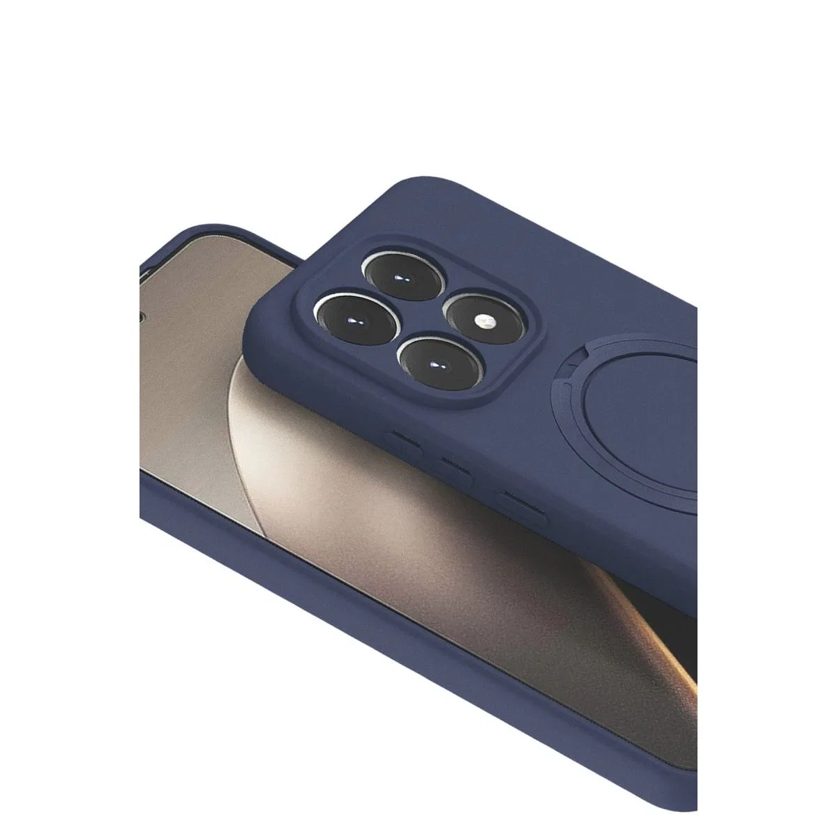 Xiaomi Mi 15t Regal Magsafe Standlı Kapak - Lacivert görsel 2