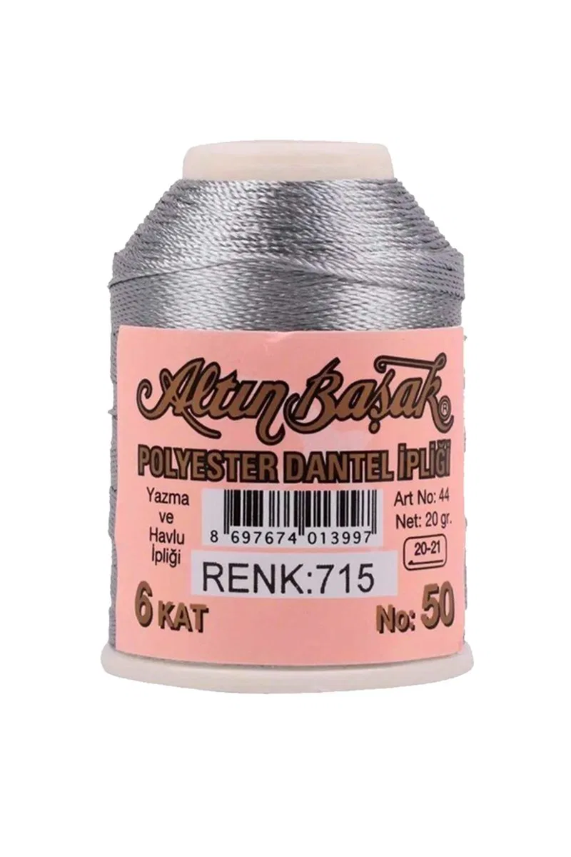 3 Adet Altınbaşak Oya ve Dantel İpi 20 gr - Royaleks - No: 715 görsel 3