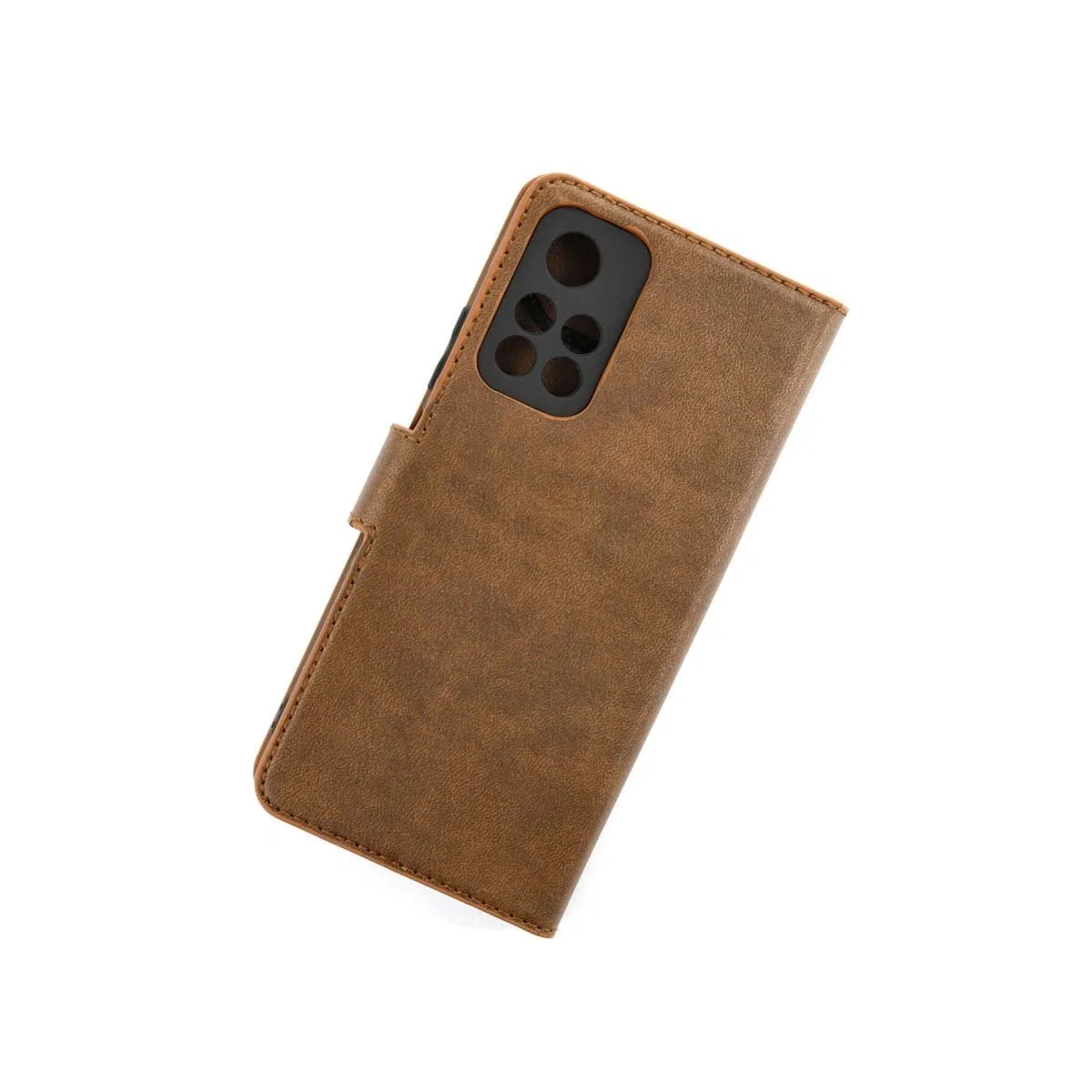 Xiaomi Redmi Note 11t Kılıf Trend S Plus Kapaklı Kılıf - Taba görsel 3