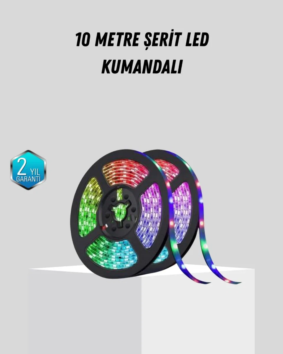 Smart Şerit Led Işık – Uzaktan Kumandalı, Usb Girişli, Müzik Modlu