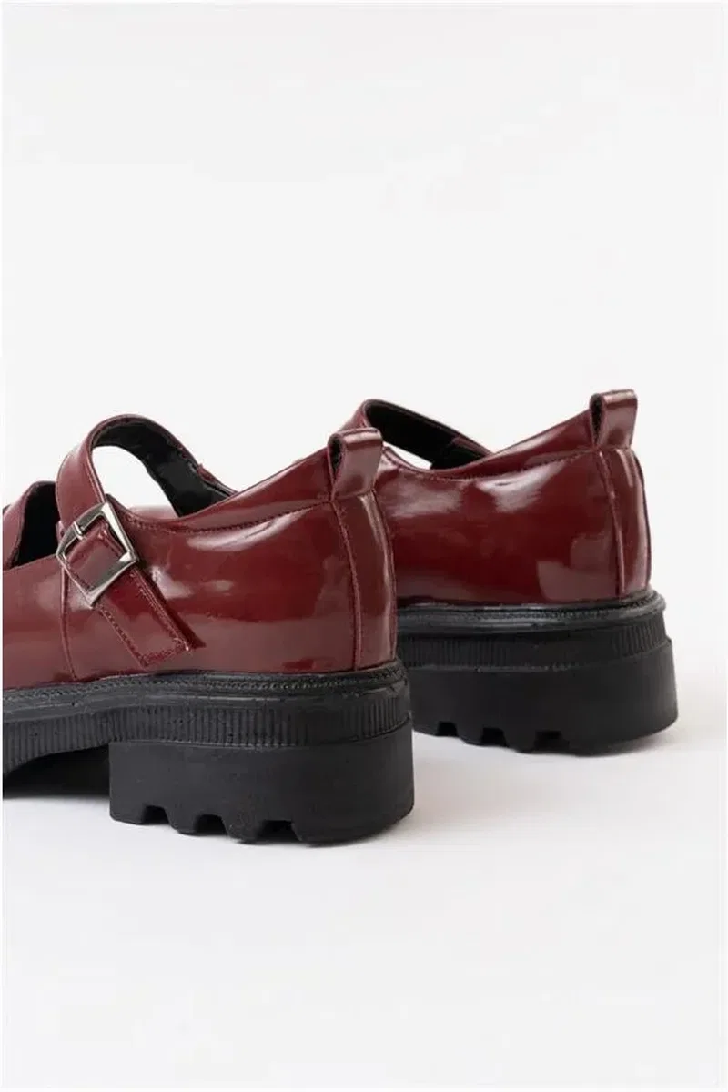 Kadın Rugan Loafer Ayakkabı Ayakkabı Tabanlı Yüksek Casual Rahatlatıcı görsel 5