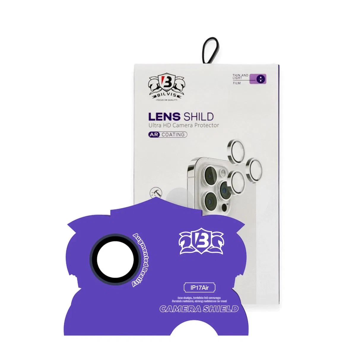 Apple İphone 17 Air Bilvis Titan Kamera Lens - Lacivert