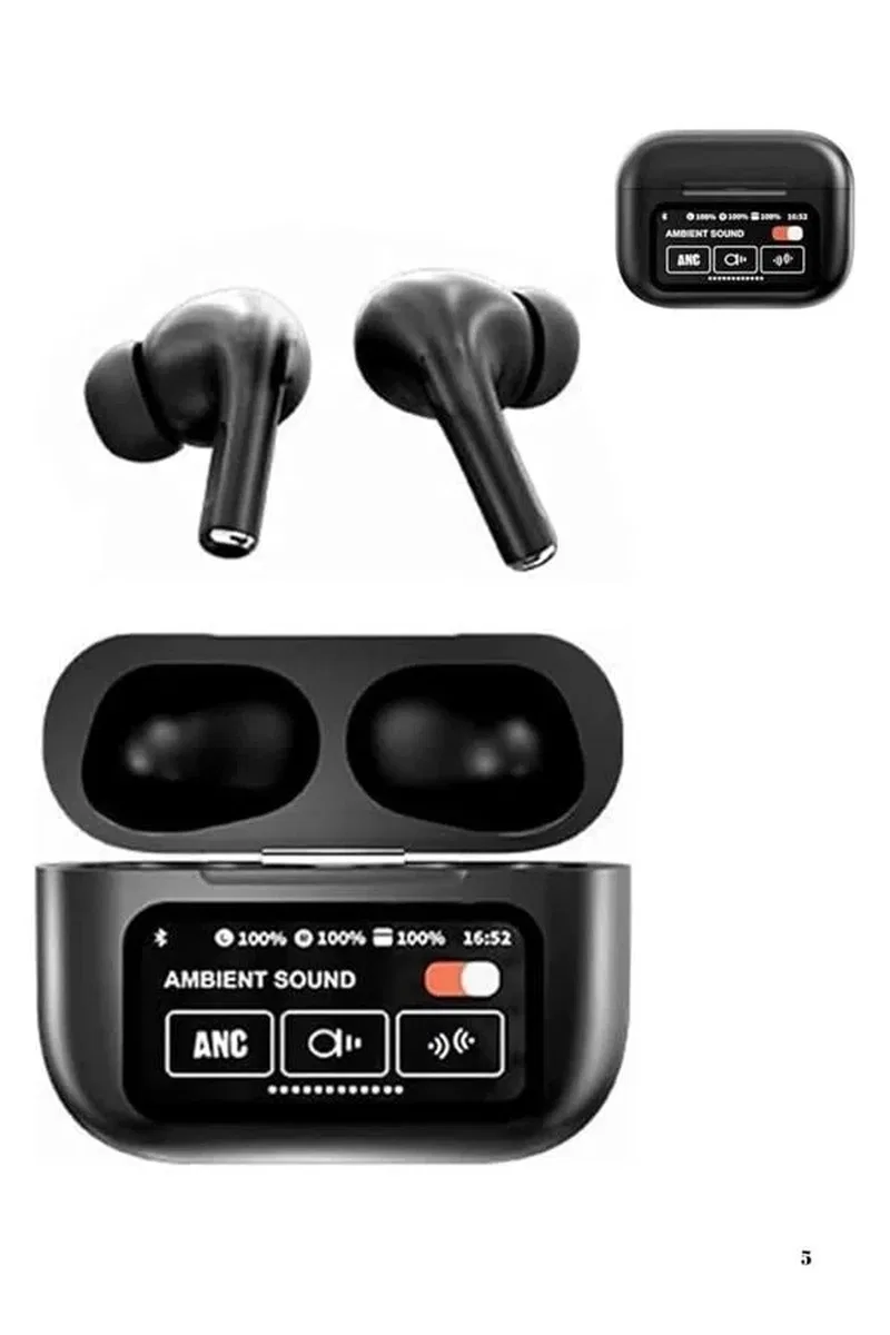 2. Nesil Pro Ekranlı Sesli Görüşme Yapabilen Kablosuz Bluetooth Kulaklık görsel 5