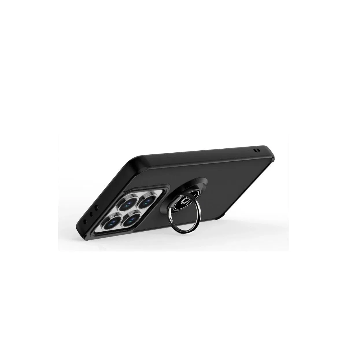 Xiaomi Mi 14t Pro Kılıf Montreal Yüzüklü Silikon Kapak - Kırmızı görsel 3
