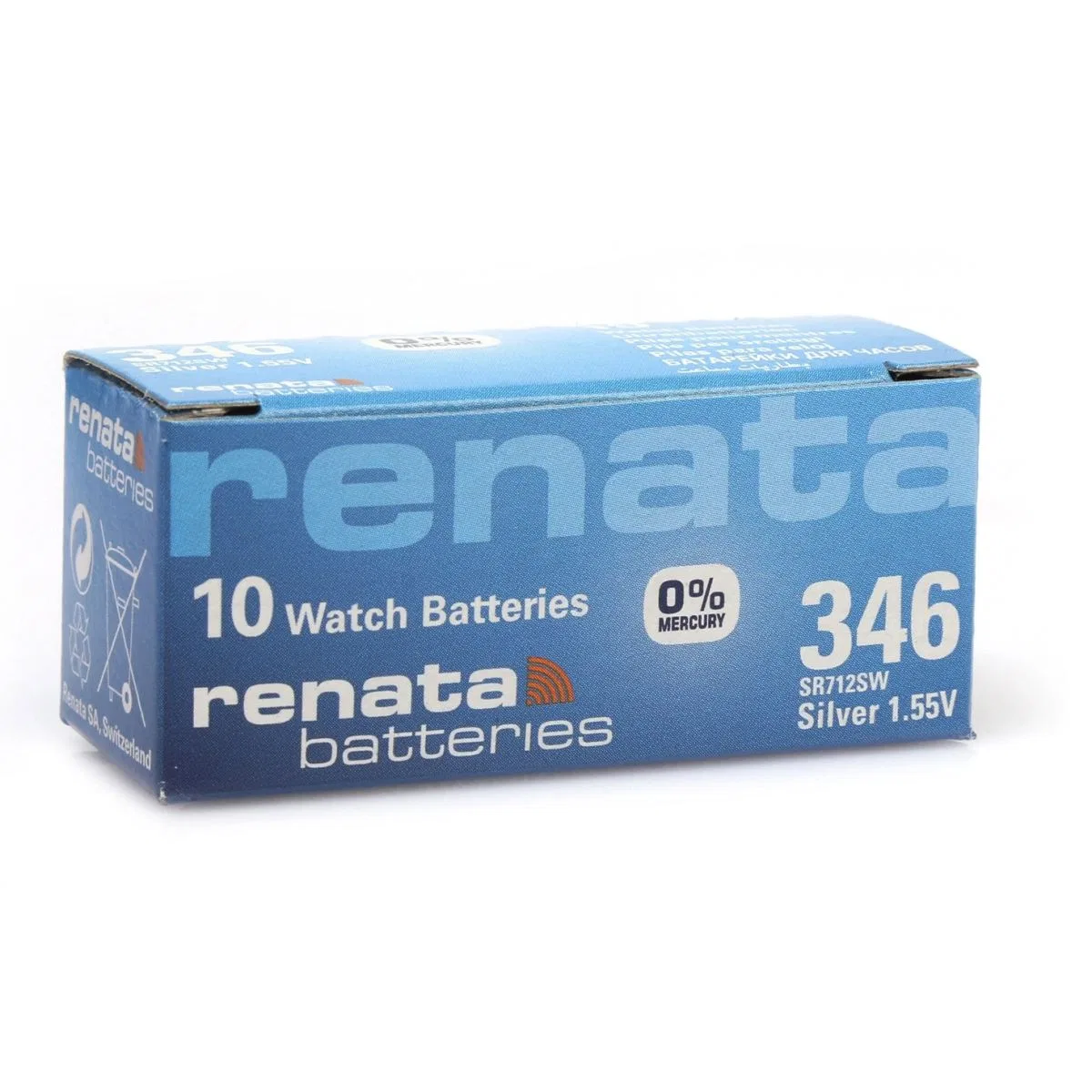 Renata 346 Sr712sw 1. 55v Alkalin Saat Pili 10 Adet