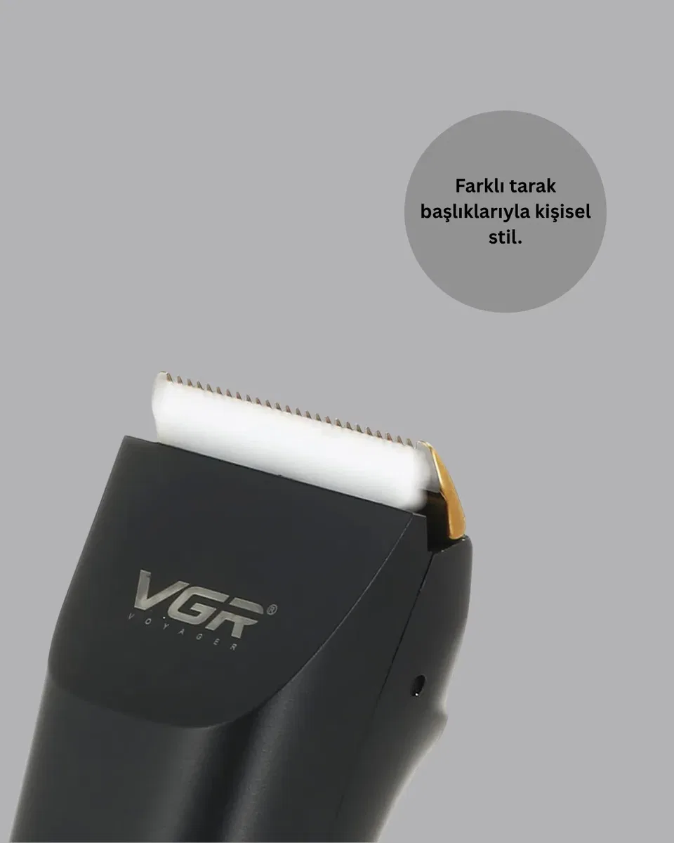 V-286 Profesyonel Şarjlı Tıraş Makinesi görsel 3
