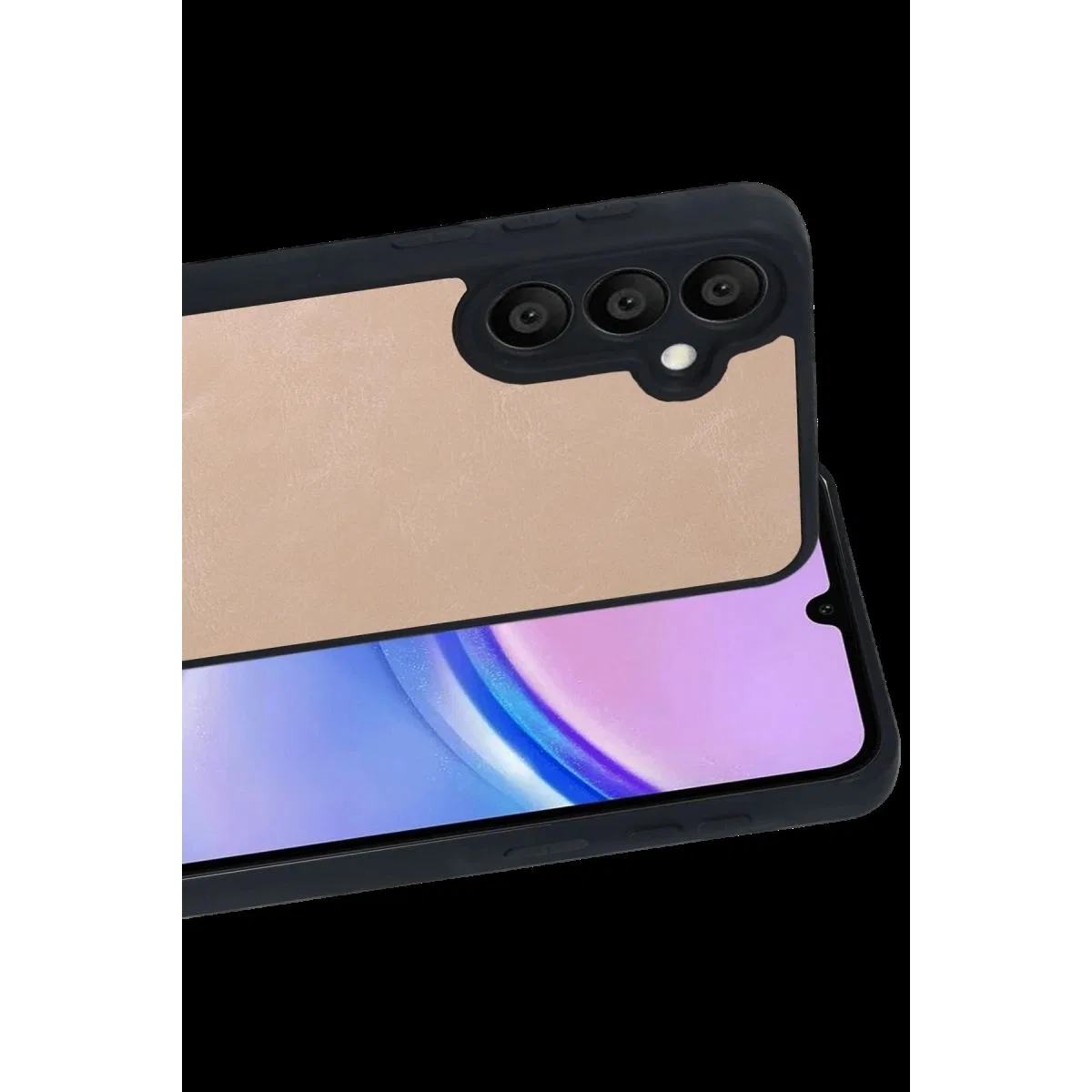 Samsung Galaxy A37 5g Aras Deri Kapak - Pudra görsel 2