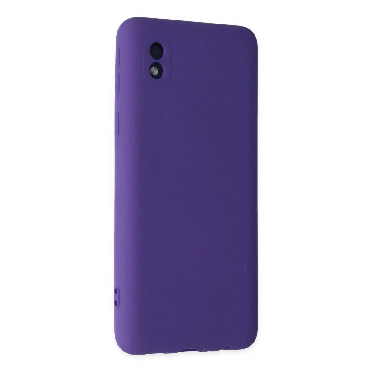 Samsung Galaxy A01 Core Kılıf Nano İçi Kadife Silikon - Mor görsel 2