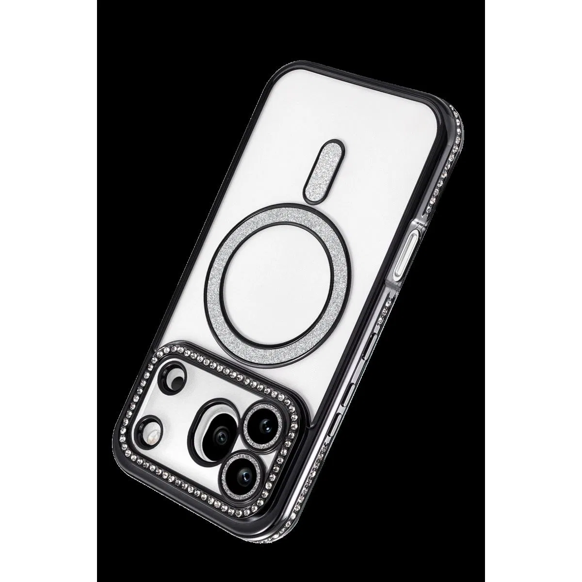 Huawei Honor 600 Pro Joke Simli Magneticsafe Kılıf - Siyah görsel 3