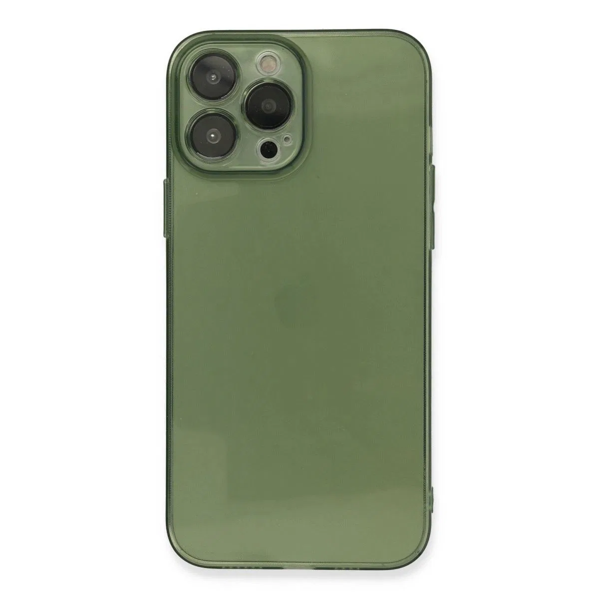 Apple İphone 13 Pro Kılıf Fly Lens Silikon - Yeşil
