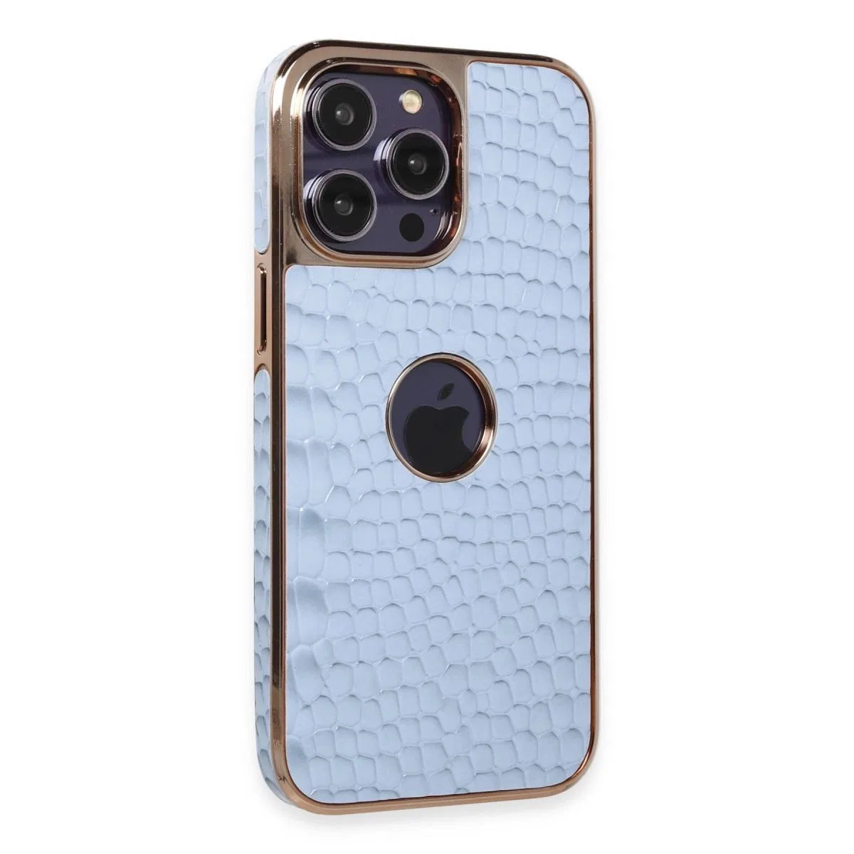 Apple İphone 14 Pro Max Kılıf Snake Kapak - Sierra Blue