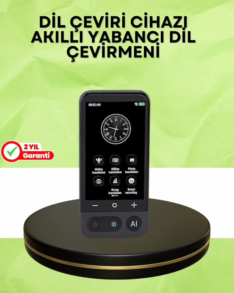 4. 0 İnç Dokunmatik Ekranlı Akıllı Çeviri Cihazı