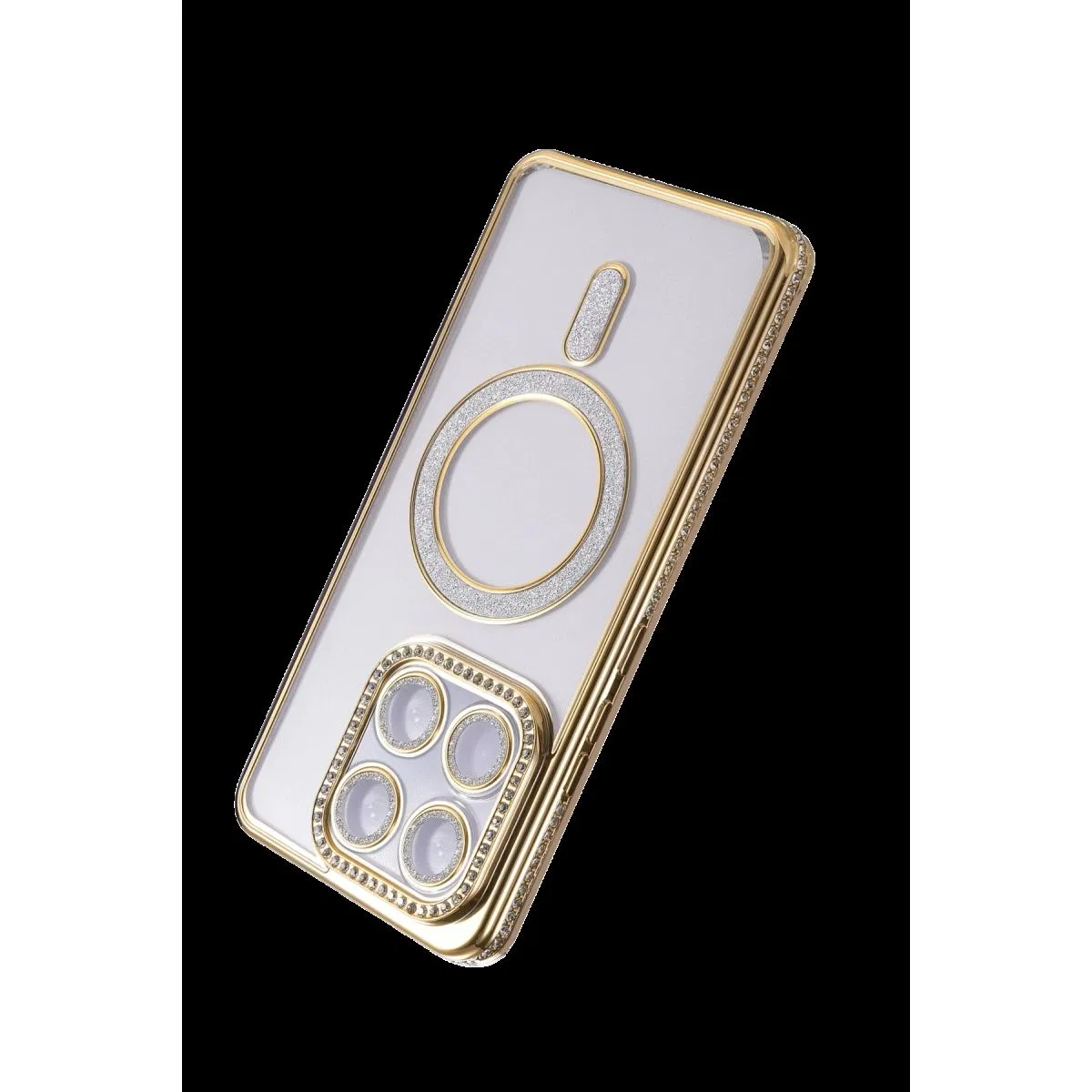 Newface Xiaomi Mi 17t Pro Joke Simli Magneticsafe Kılıf - Gold görsel 3