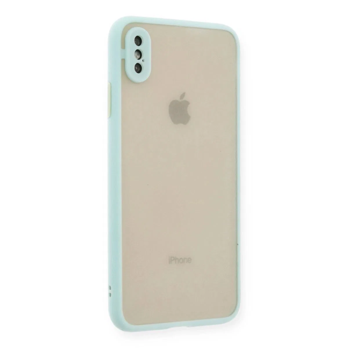 Apple İphone X Kılıf Montreal Silikon Kapak - Turkuaz görsel 2