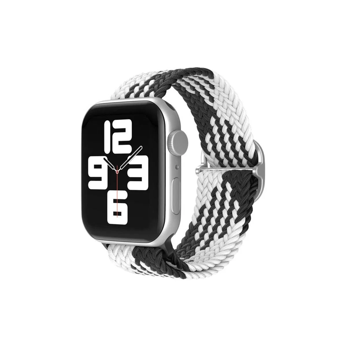 Watch 20mm Kordon - Siyah-beyaz
