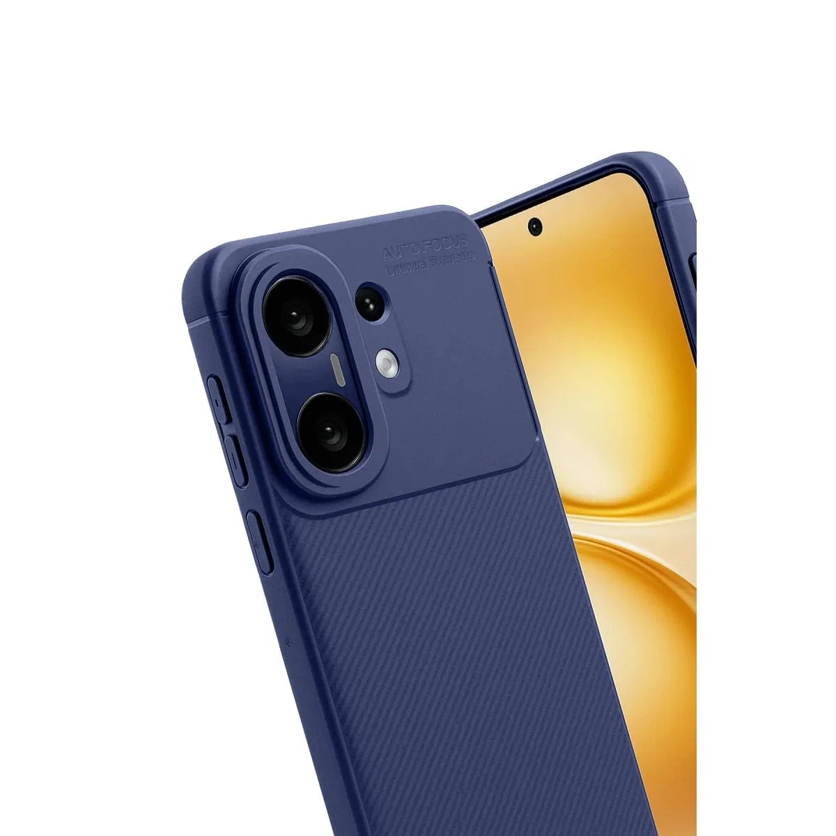 Vivo X200 Fe Auto Focus Karbon Kapak - Lacivert görsel 2
