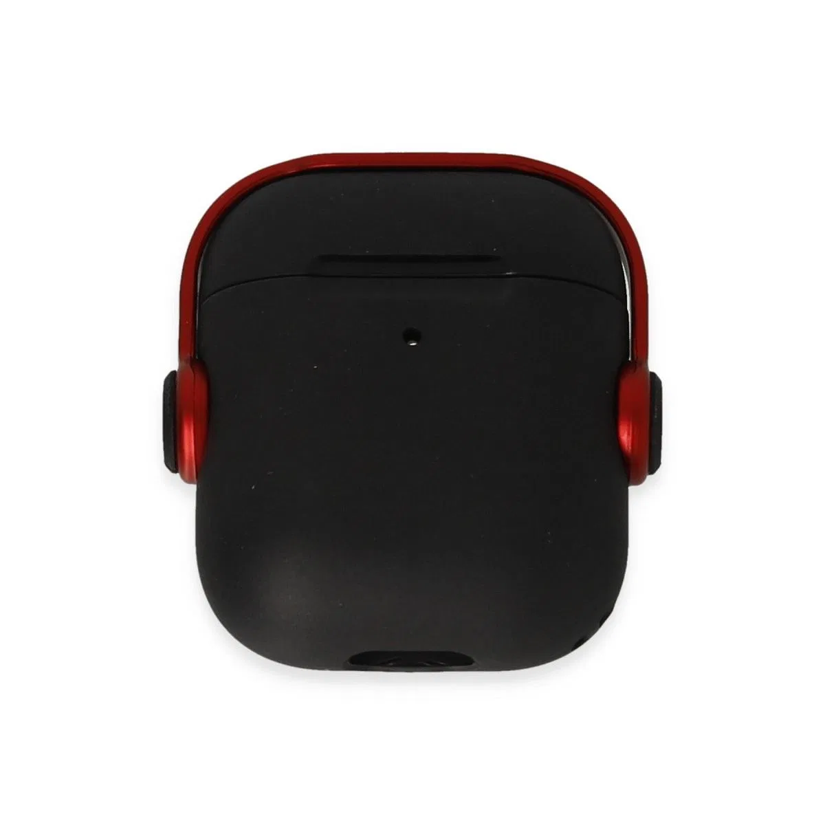Apple Airpods 2 (2. nesil) Cool Kılıf - Siyah-kırmızı görsel 2