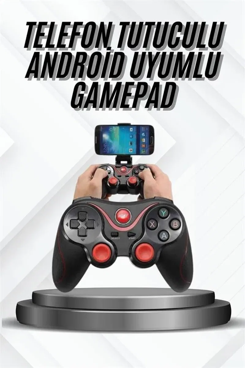 Yeni Nesil X3 Gamepad Android Uyumlu Telefon Tutucu Özellikli Joystick görsel 2