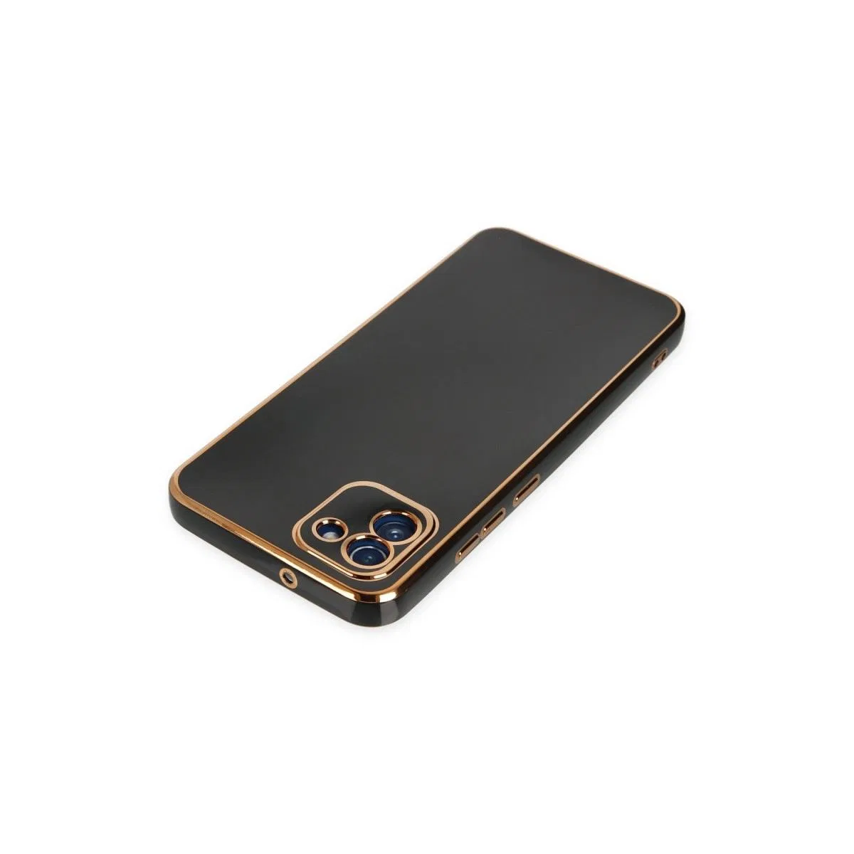 Samsung Galaxy A03 Kılıf Volet Silikon - Siyah görsel 4