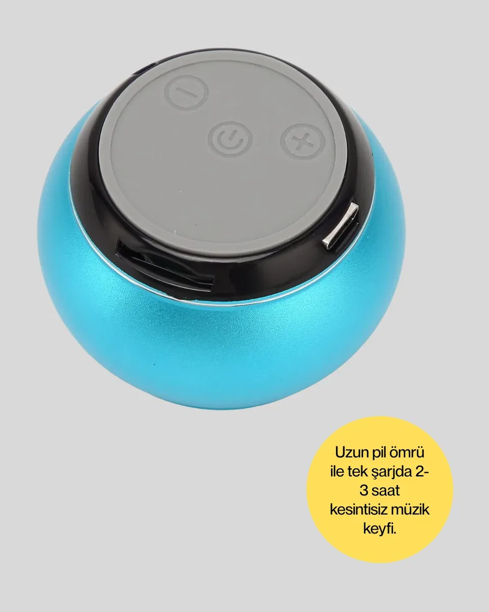 Kablosuz Bluetooth Hoparlör | 2-3 Saat Kesintisiz Müzik Keyfi Yeni Nesil görsel 4