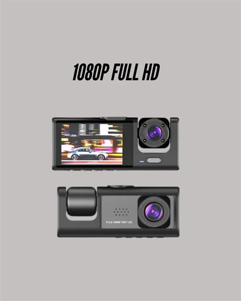 G-Sensörlü 3'lü Kayıtlı Araç Kamerası görsel 5