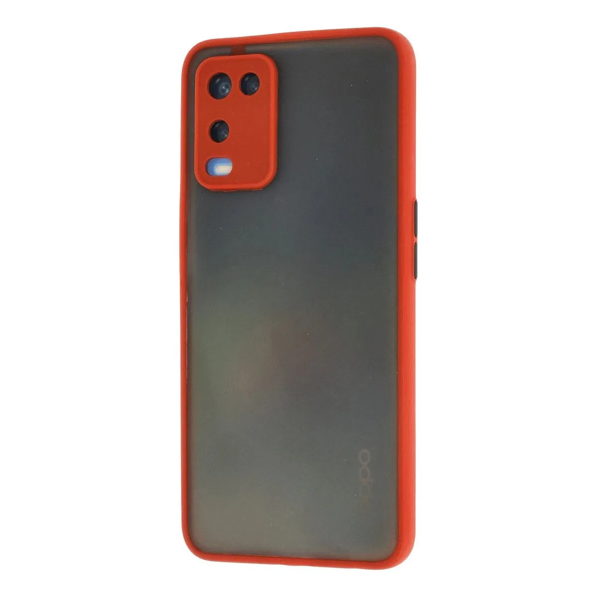 Oppo A54 4g Kılıf Montreal Silikon Kapak - Kırmızı görsel 3