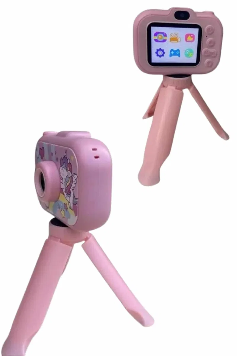 Çocuk Için Eğitici Video Kamera Ayaklı Mini Fotoğraf Makinesi görsel 2