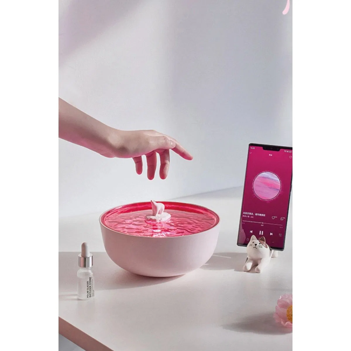Z5 Arktik Okyanus Temalı Bt Kablosuz Hoparlör - Pembe görsel 4