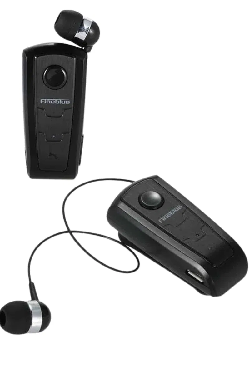 Makaralı Bluetooth Kulakiçi Yaka Kulaklığı Kablosuz Kulaklık görsel 3