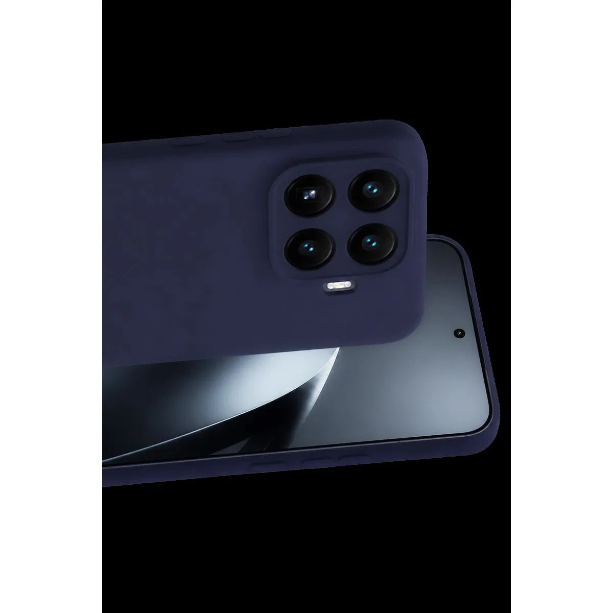 Xiaomi Mi 17t Nano İçi Kadife Silikon - Lacivert görsel 2