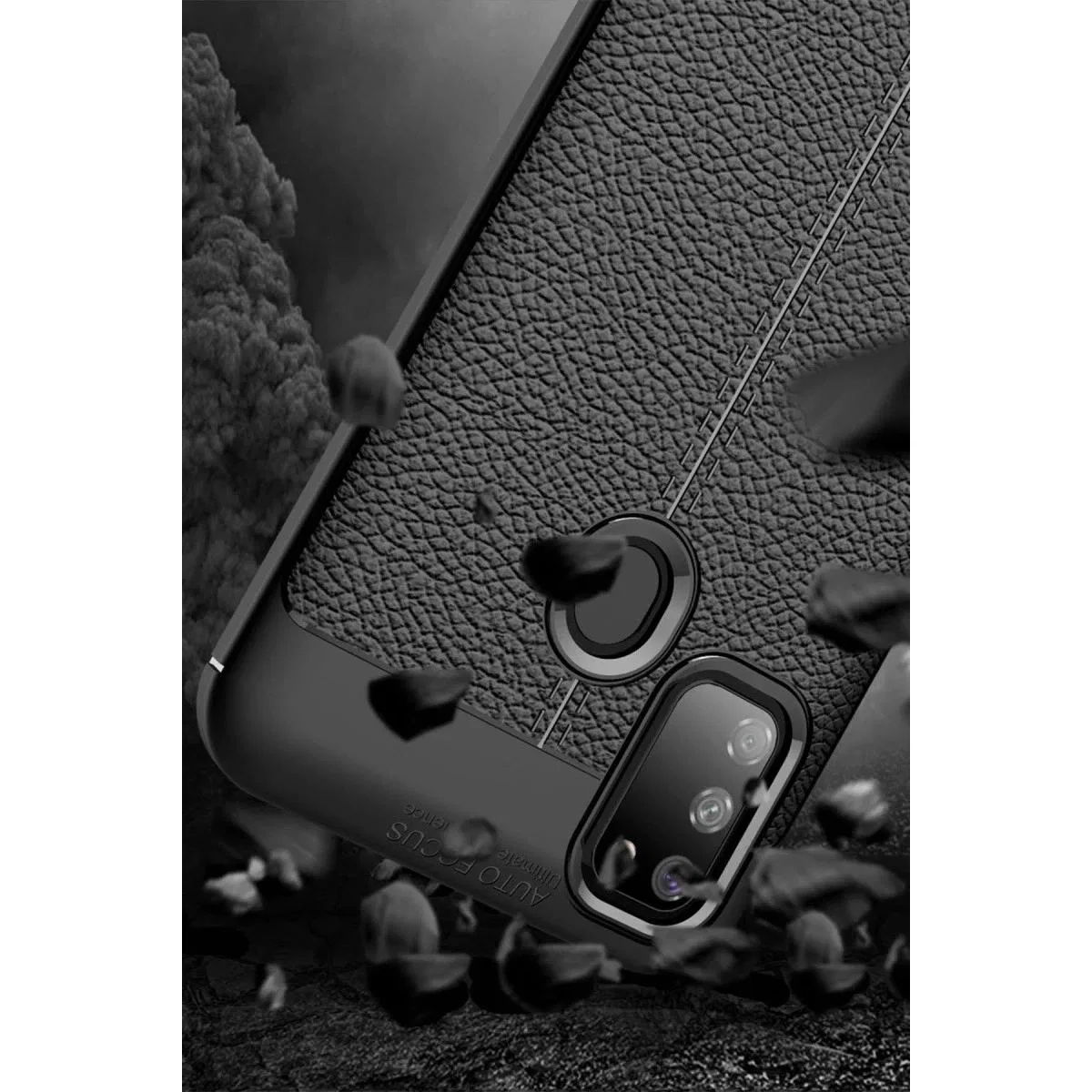 Samsung Galaxy M30s Kılıf Auto Focus Kapak - Kırmızı görsel 4