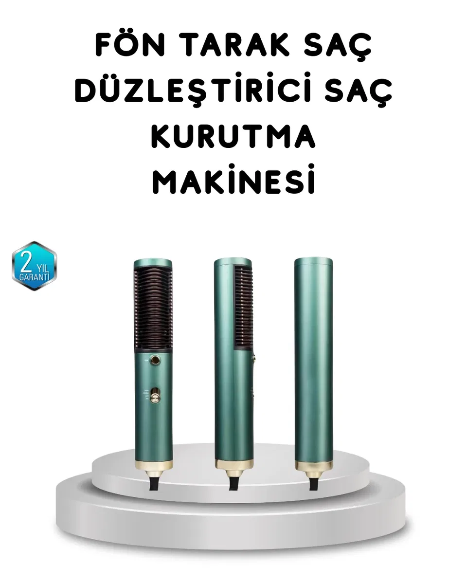 İyon Teknolojili Profesyonel Saç Kurutma ve Şekillendirme Makinesi 360° Dönebilen
