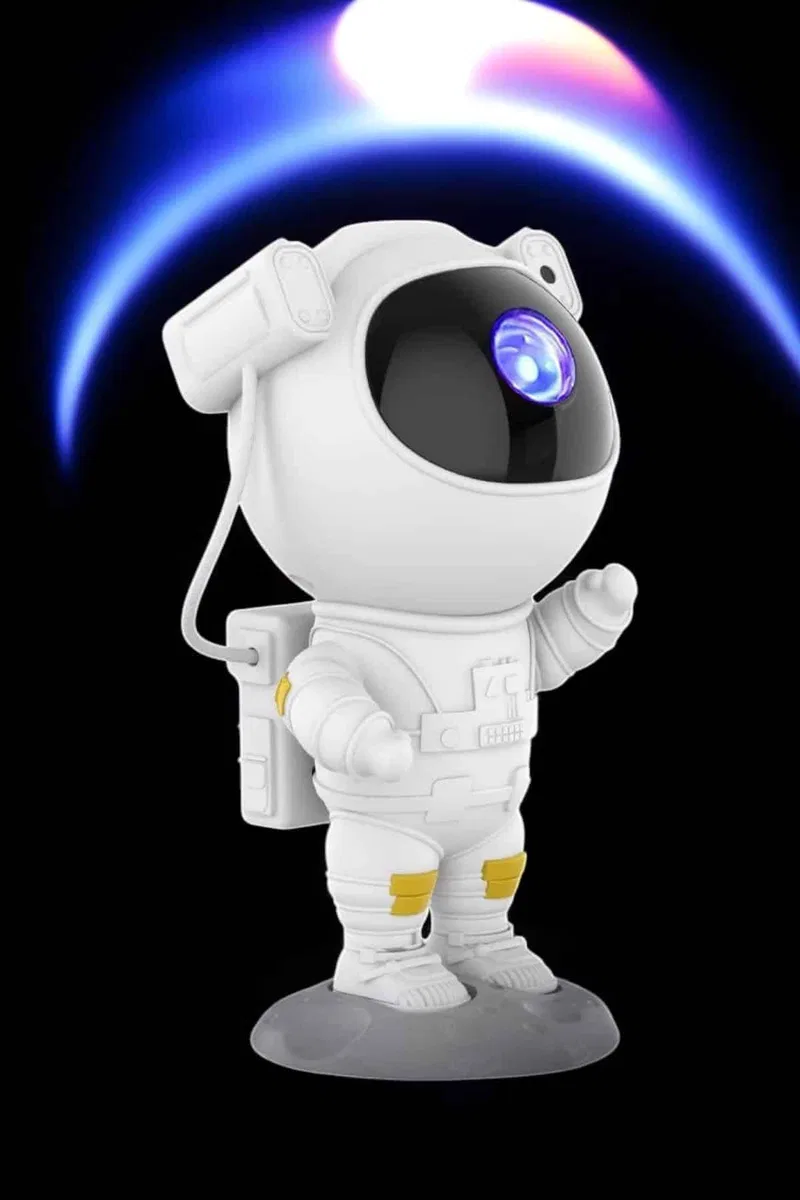 Astronot Görünümlü Projeksiyon Speaker Taşınabilir görsel 2