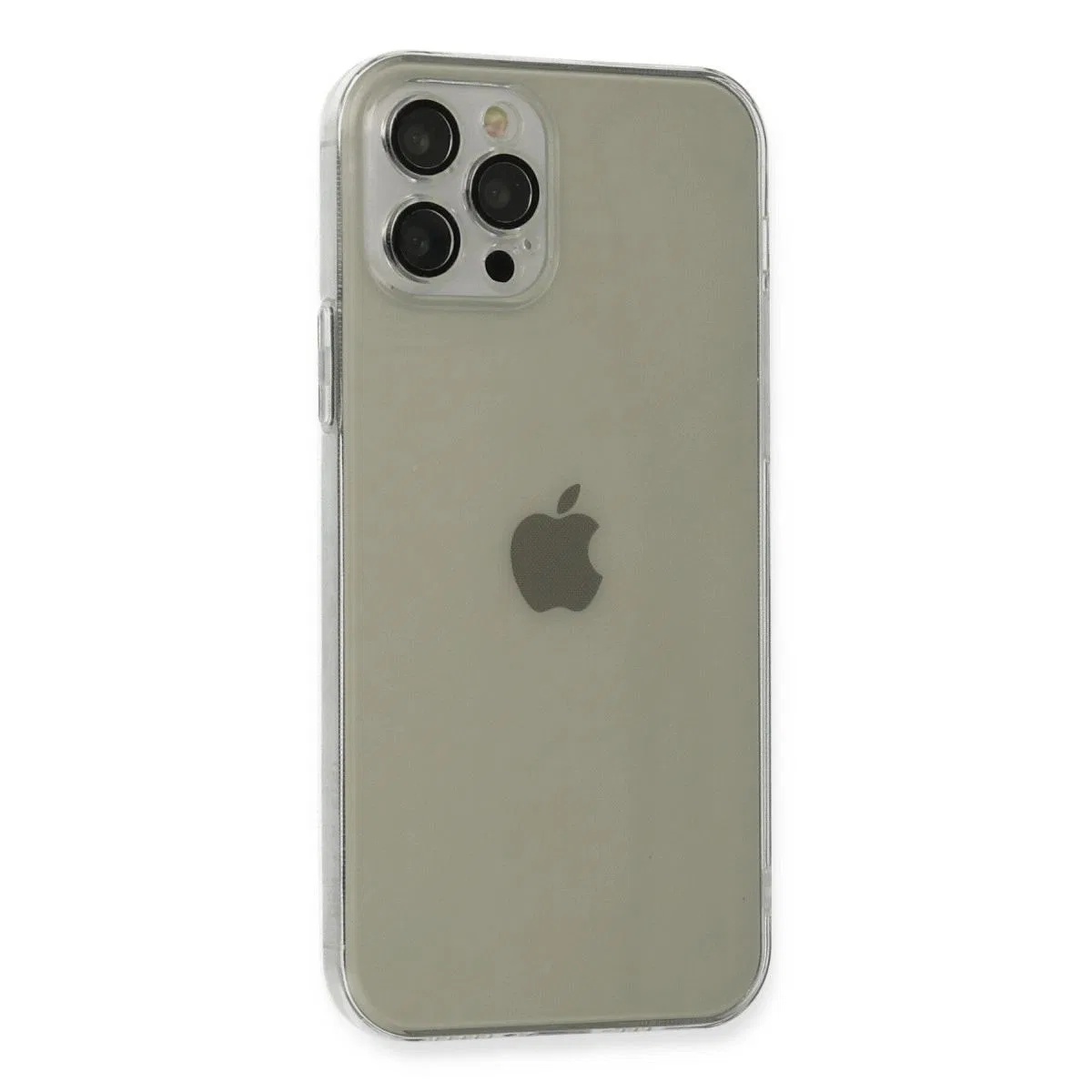 Apple İphone 12 Pro Kılıf Fly Lens Silikon - Şeffaf görsel 2