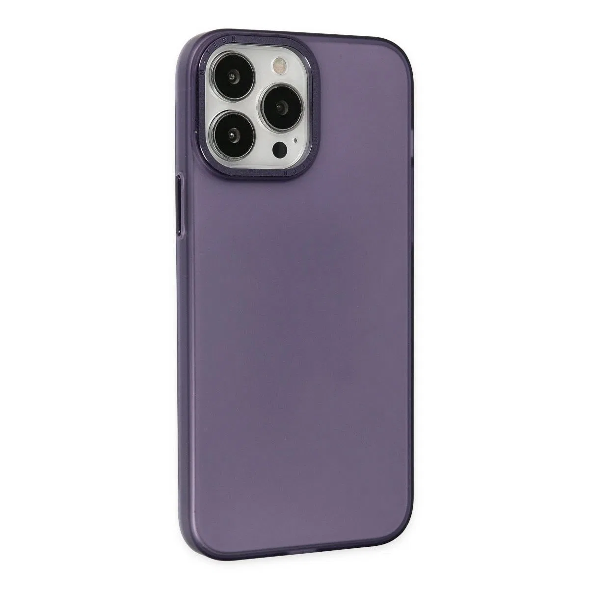 Apple İphone 14 Pro Max Kılıf Modos Metal Kapak - Mor görsel 3