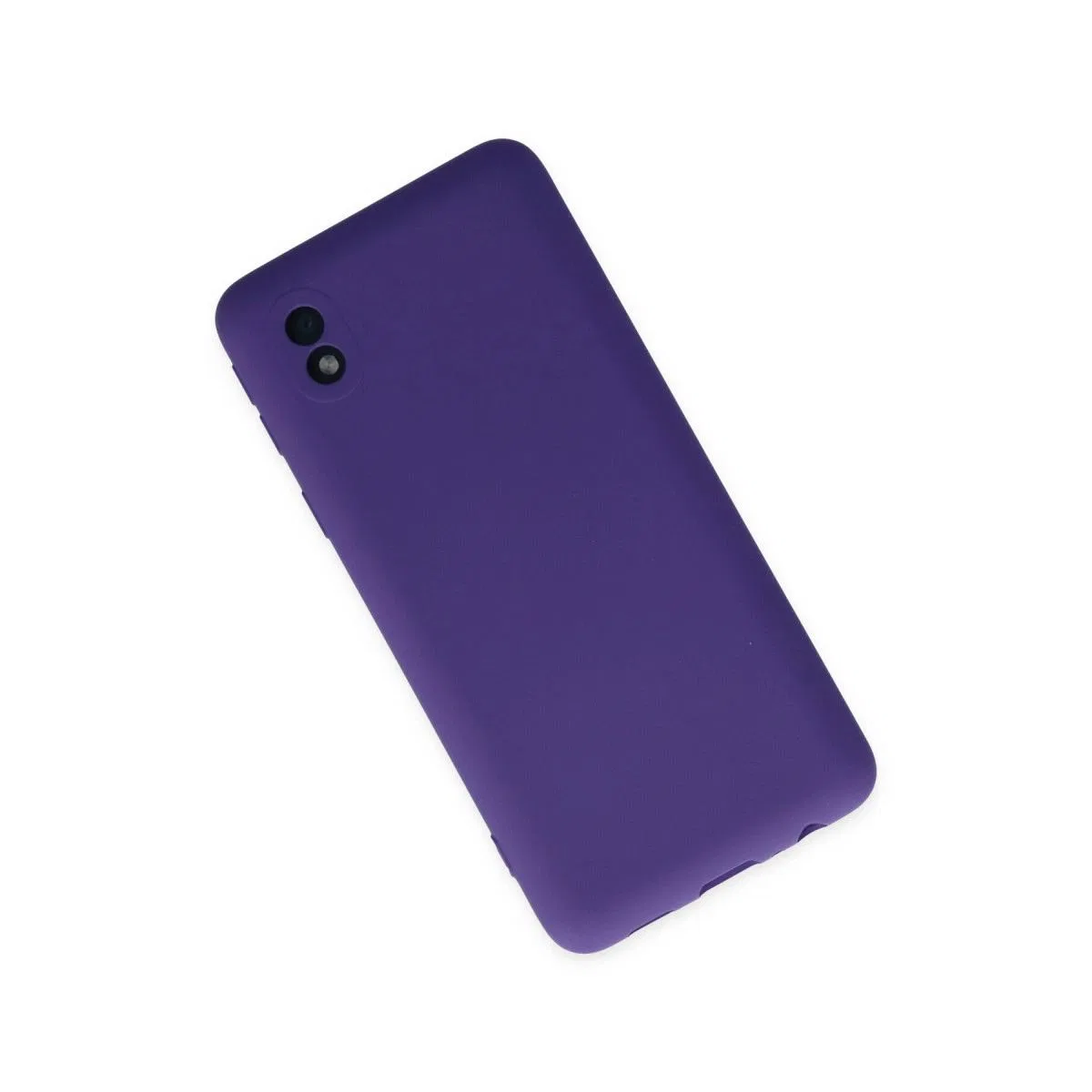 Samsung Galaxy A01 Core Kılıf Nano İçi Kadife Silikon - Mor görsel 3