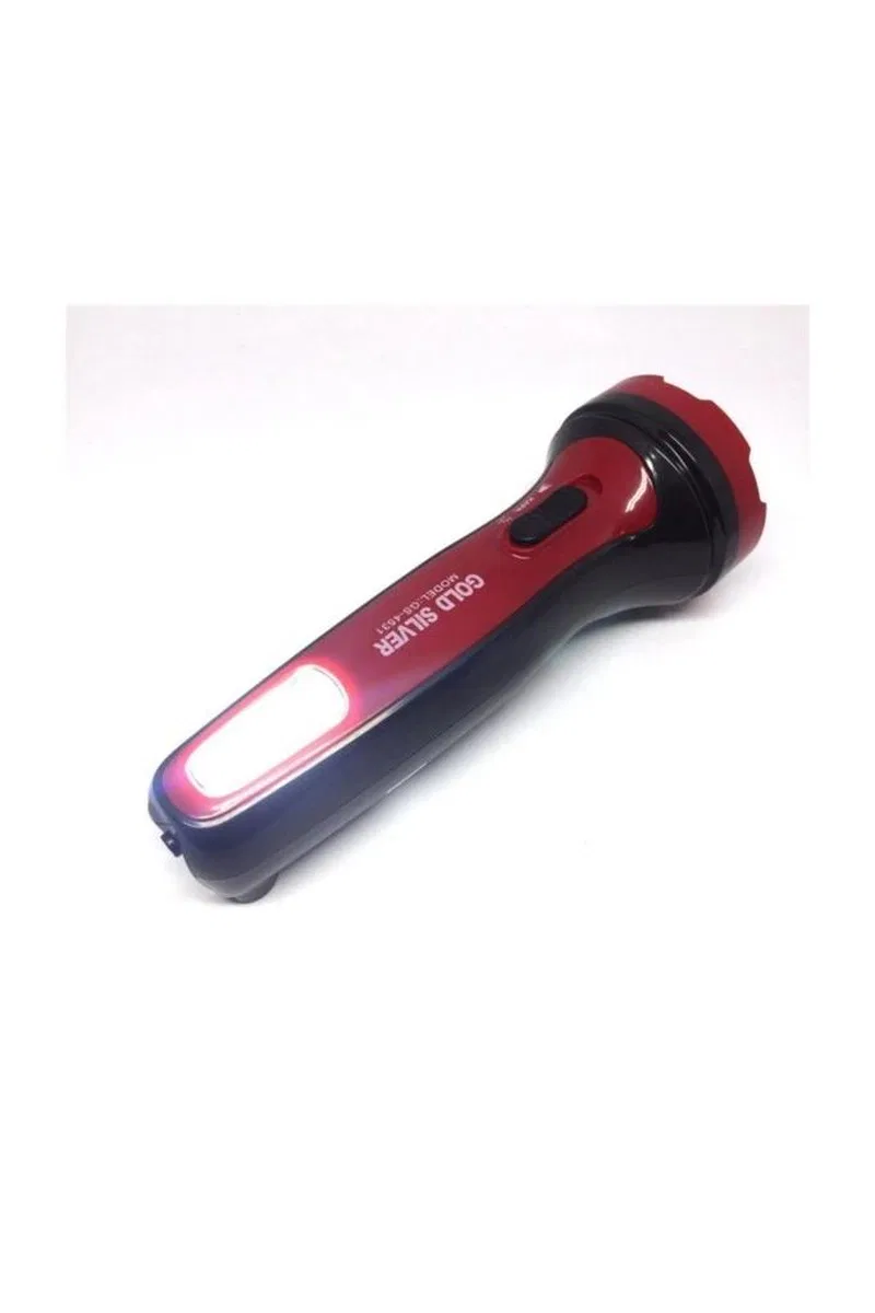 Gold Sılver Gs-4531 3 Watt+1 Watt Cob Led'li Şarjlı El Feneri görsel 2
