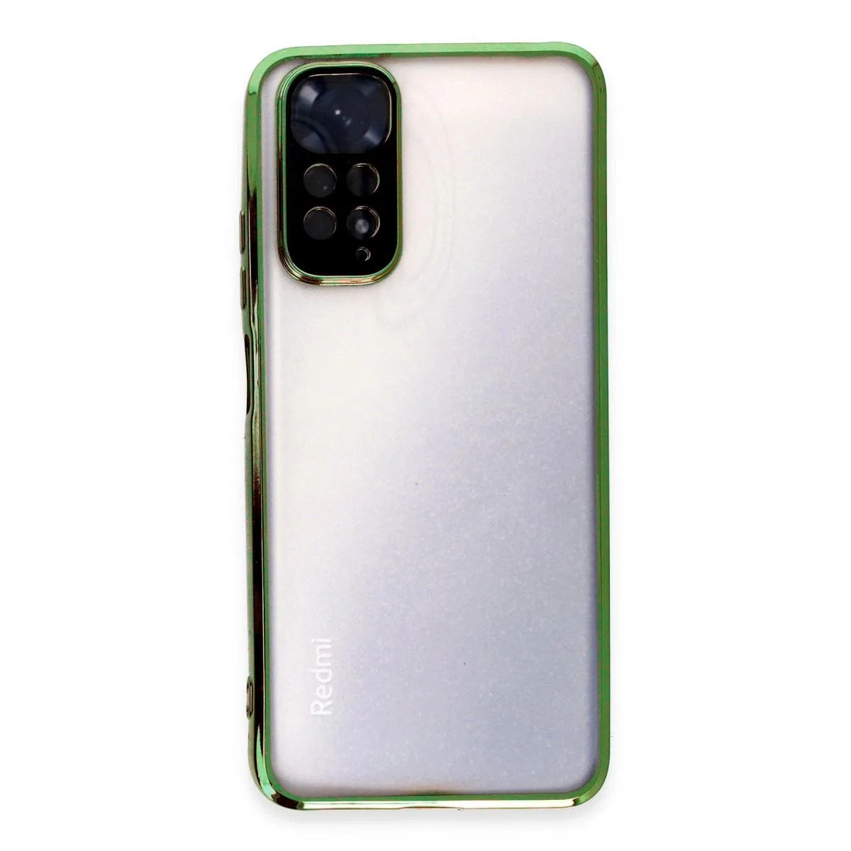Xiaomi Redmi Note 11 Kılıf Razer Lensli Silikon - Yeşil görsel 2