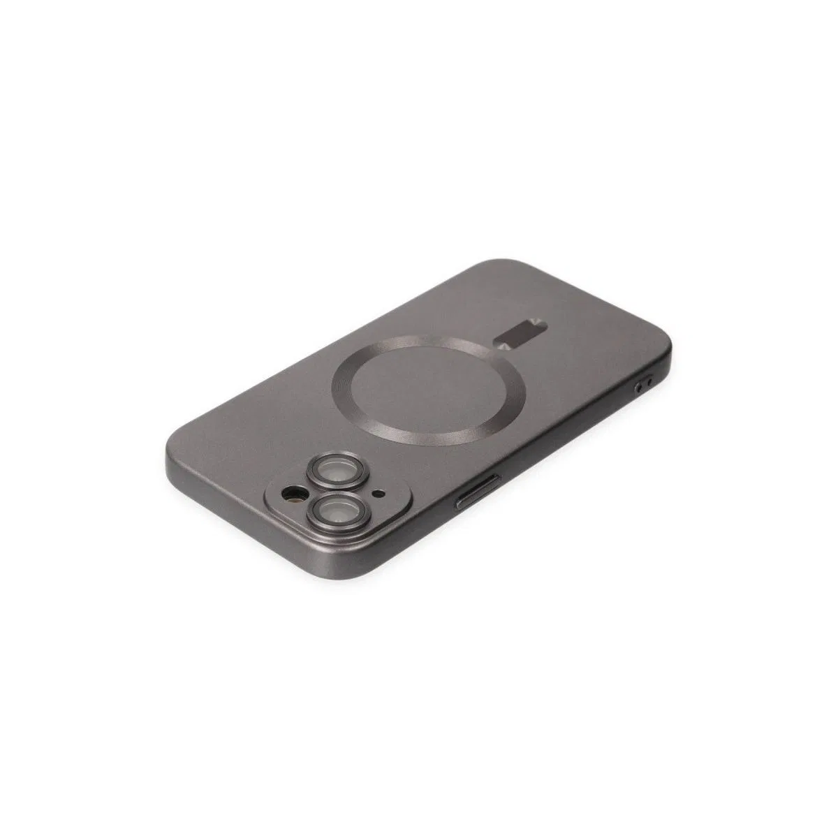 Apple İphone 14 Plus Kılıf Moshi Lens Magneticsafe Silikon - Füme görsel 4
