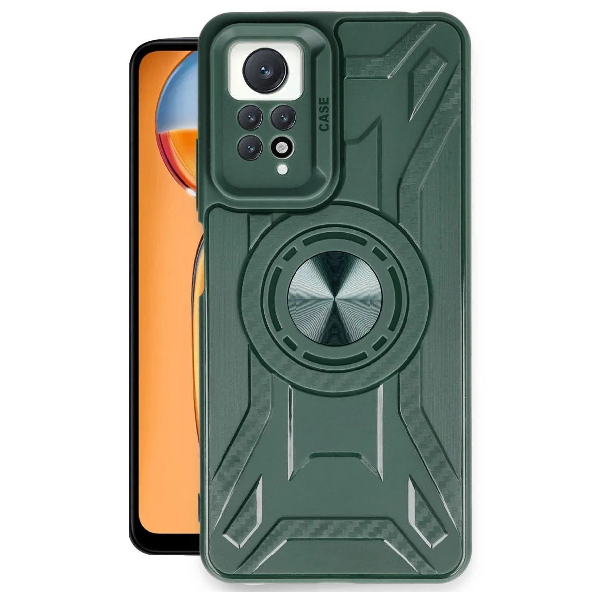 Xiaomi Redmi Note 12 Pro 4g Kılıf Lincoln Silikon - Koyu Yeşil