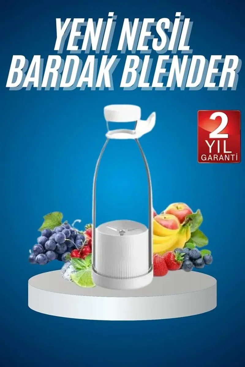 Meyve Sıkacağı Taşınabilir USB Elektrikli Blender Mini görsel 2