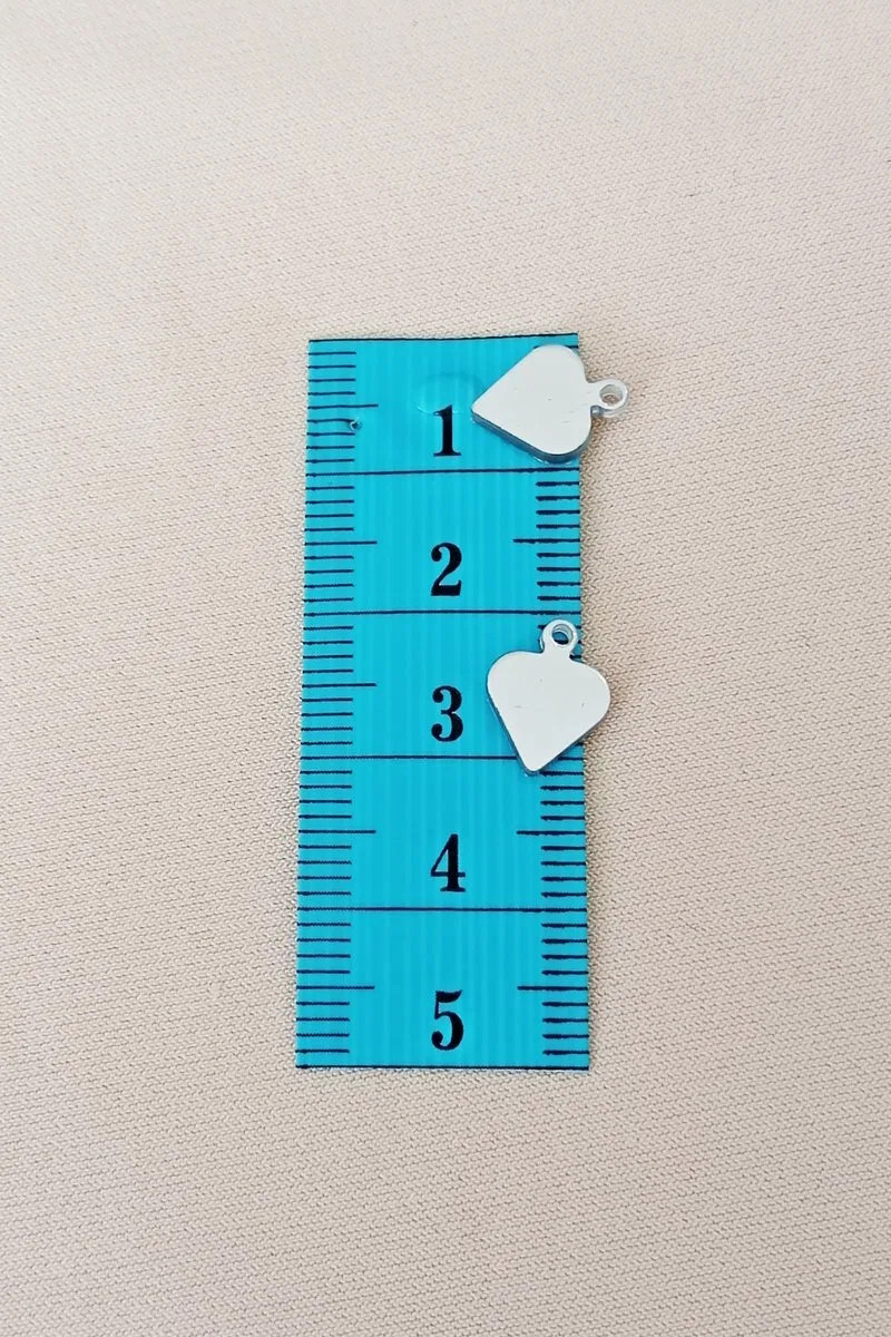 Oya Abiye Bileklik Kolye Pleksi Metalik Plastik Pul Gümüş Renk 8 gram 70 adet - BNC530 görsel 2